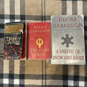 Outlander Series: Drums of Autumn, The Fiery Cross, & A Breath of Snow and Ashes